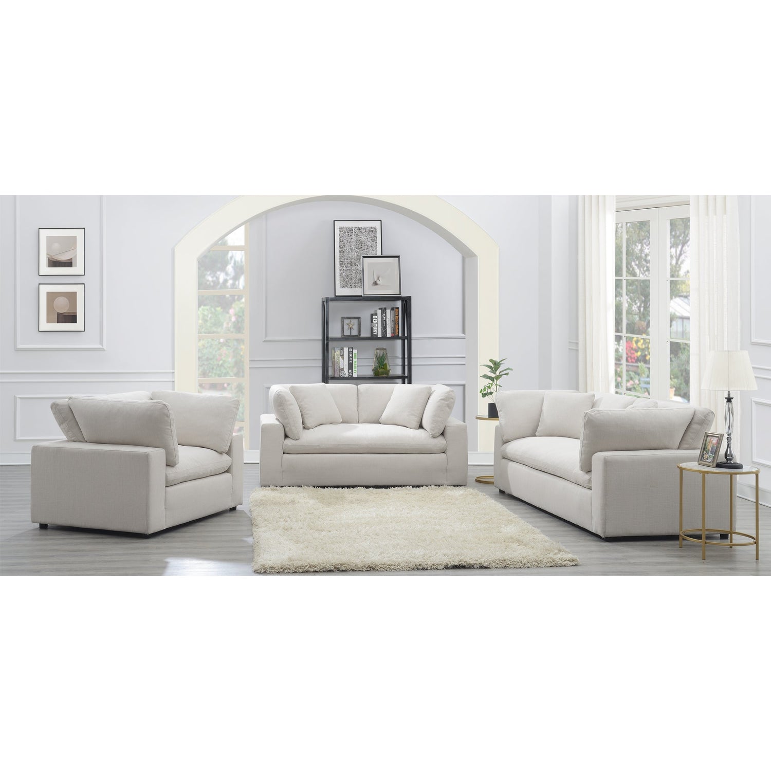 Cloud 9 Cotton Loveseat (185cm)