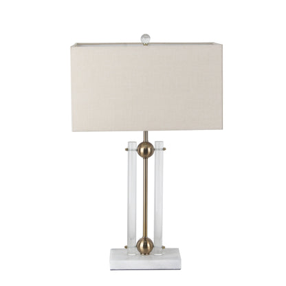 Elisora Brown King Bedroom Set With Two Free Gift GLASS TABLE LAMP