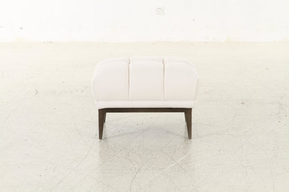 Avalon White &amp; Black Ottoman