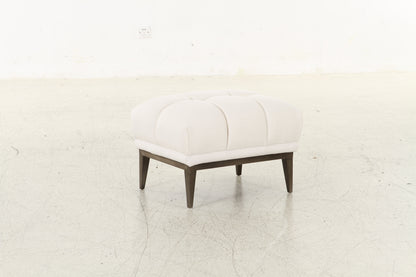 Avalon White &amp; Black Ottoman