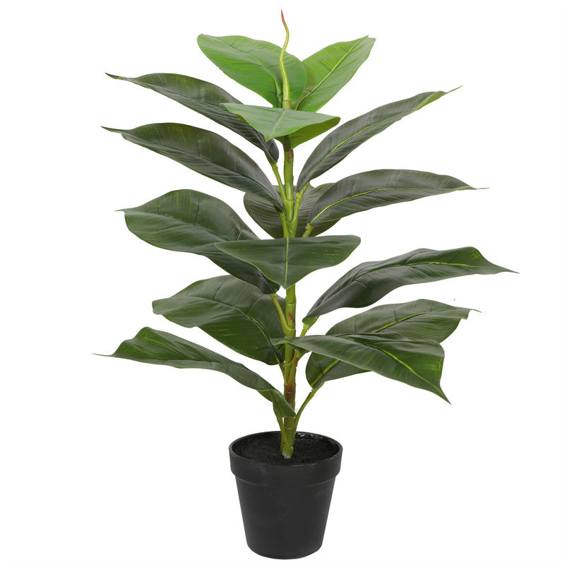 Artificial Rubber Plants 55CM Potted Indoor