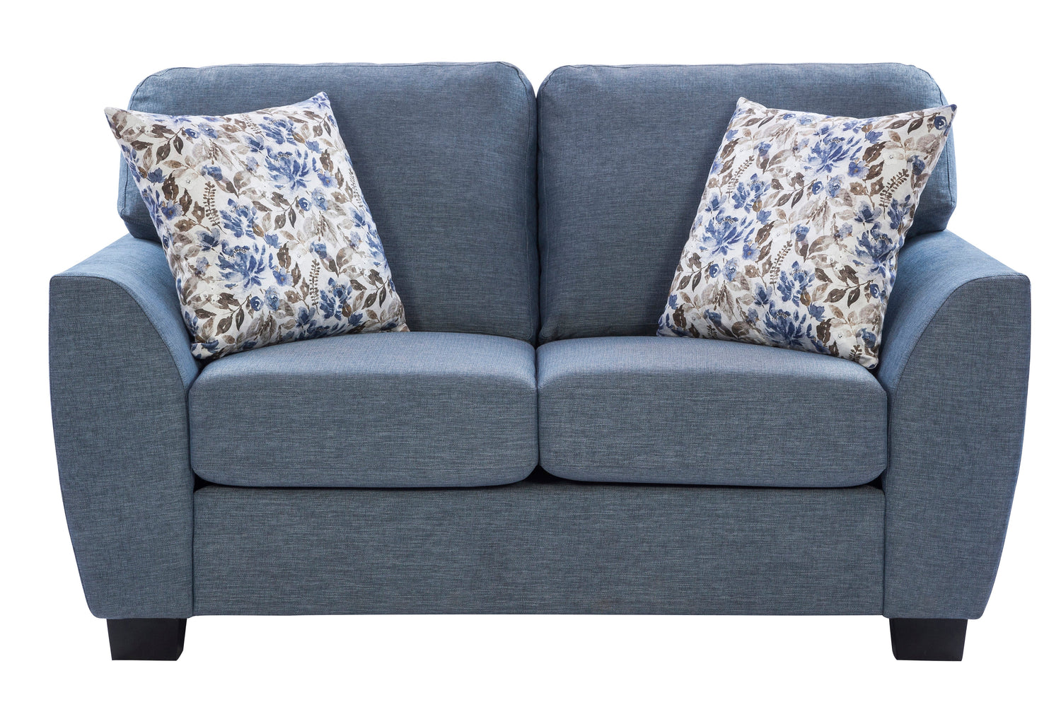 Denver Blue Loveseat (6639462711392)