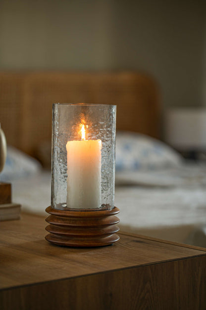 Glass &amp; Wood Hurricane