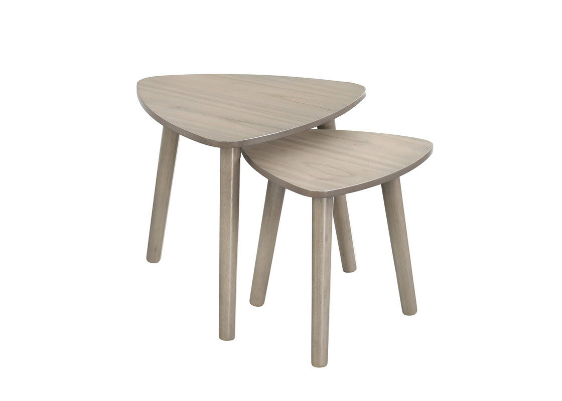 Megan grey wash nesting table (set of 2 )