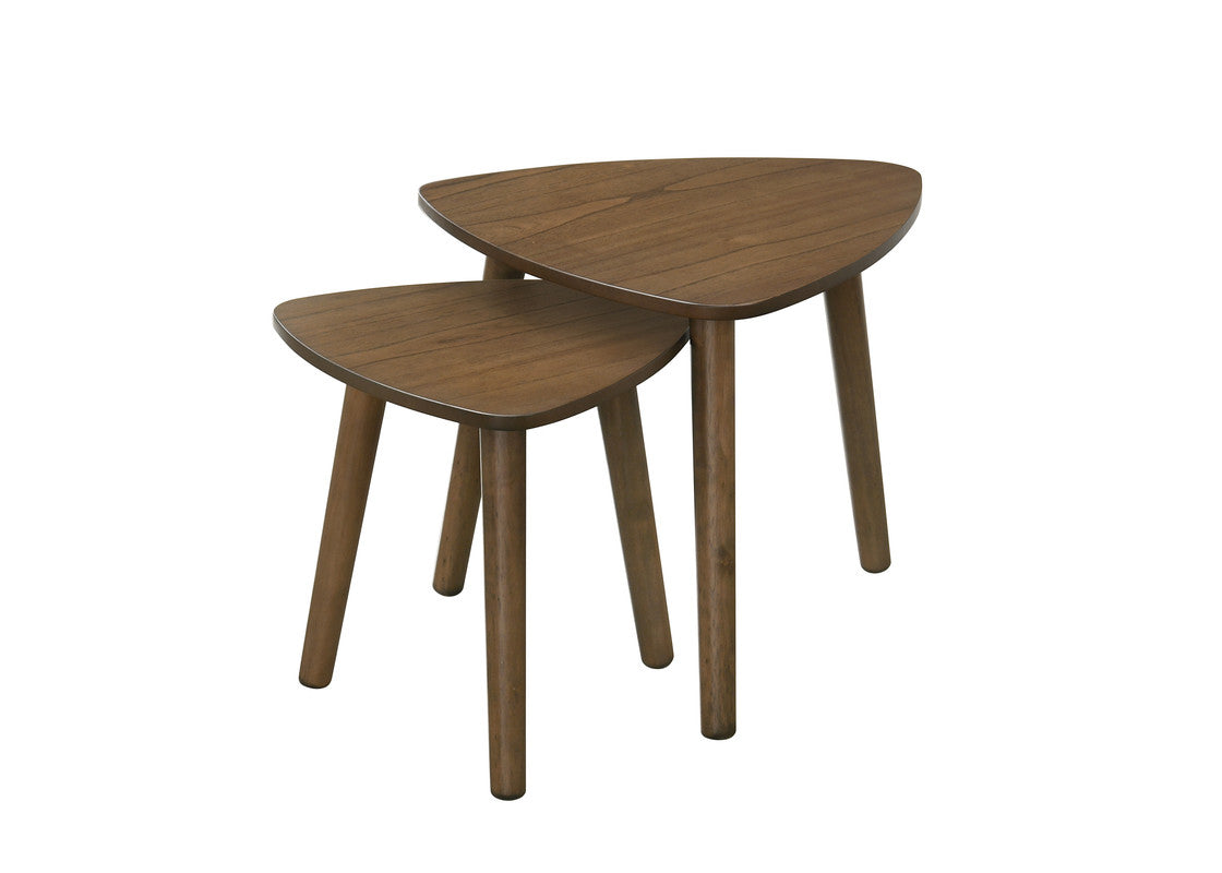 Megan marco brown nesting table ( set of 2 ) (8785154867521)
