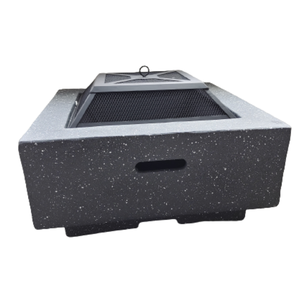 Square Firepit Dark Gray - L65XW65xH40CM