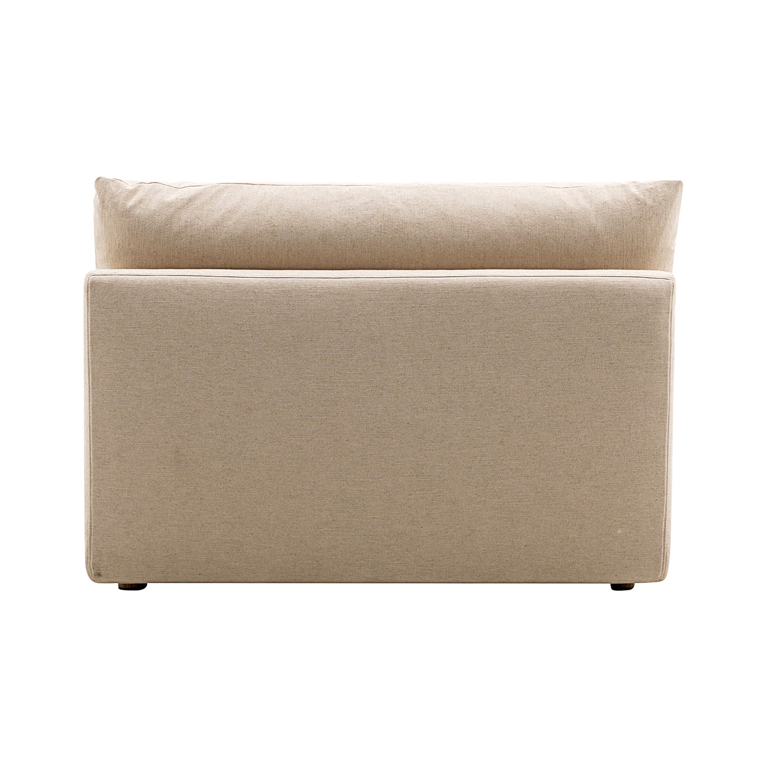 La Jolia Natural Linen Armless Chair