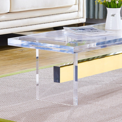 Acrylic coffee table