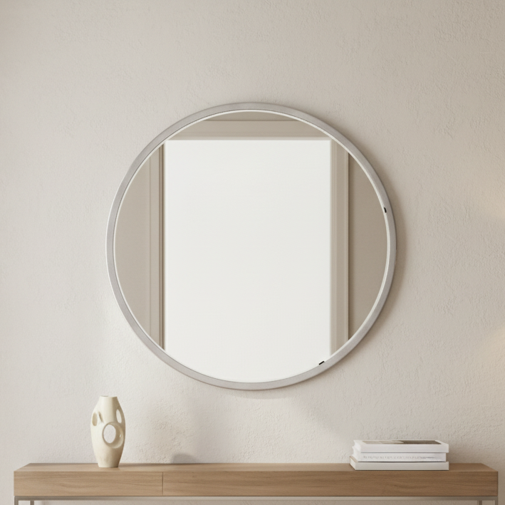 White Marble Mirror