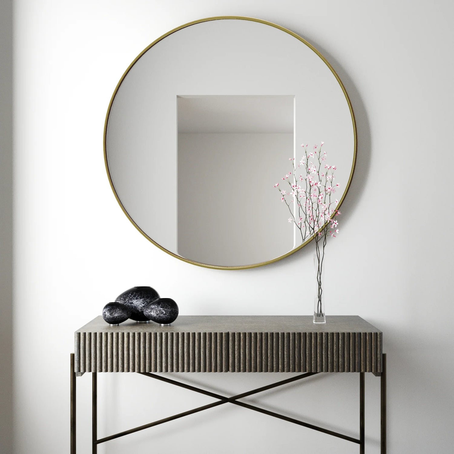 Novaria Mirror Matt Gold