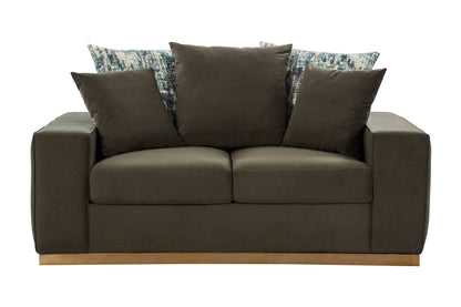 Madison Olive Loveseat (168cm)