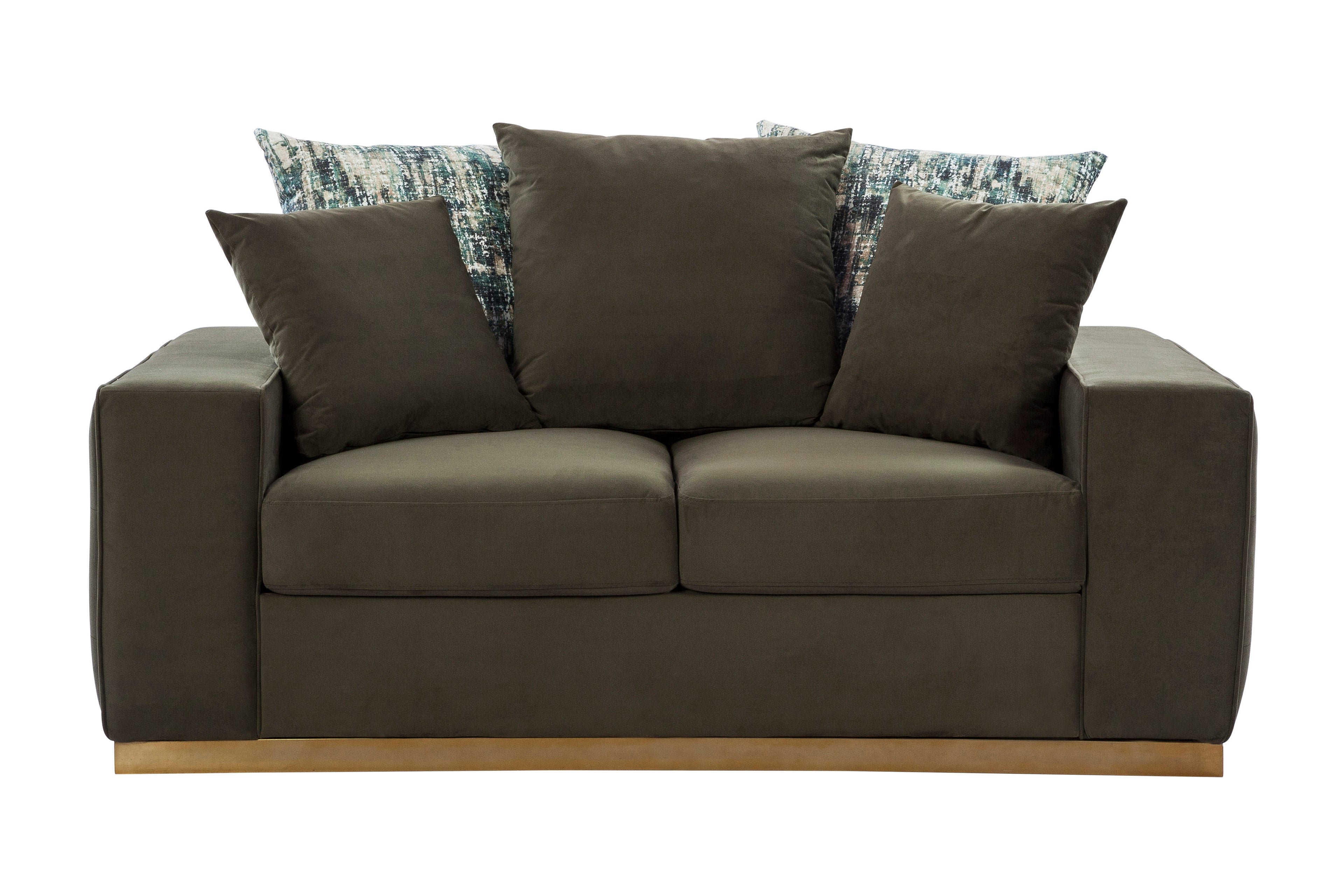 Madison Olive Loveseat (6639463039072)