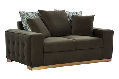 Madison Olive Loveseat (168cm)