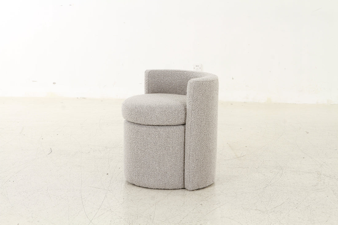 Mono Grey Ottoman