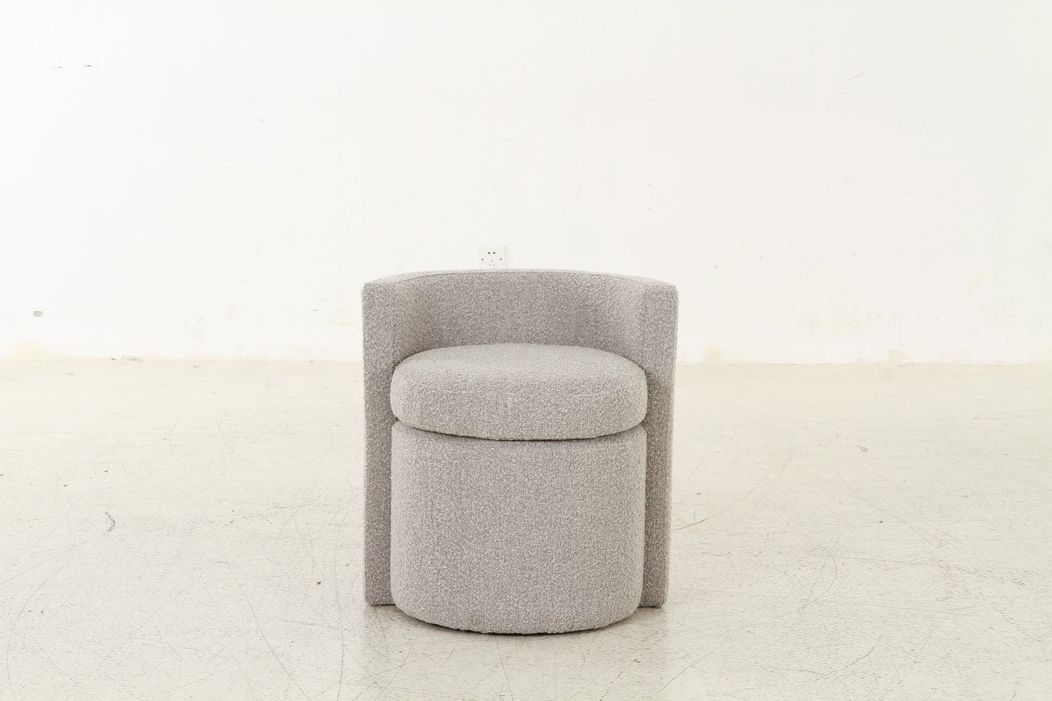 Mono Grey Ottoman