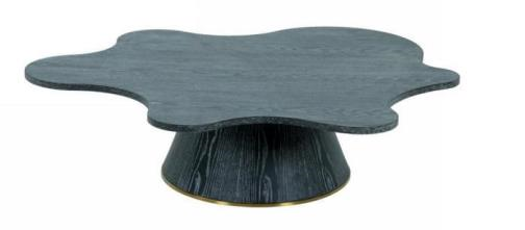 Concrete Leaf Coffee Table - Low (8785165189441)