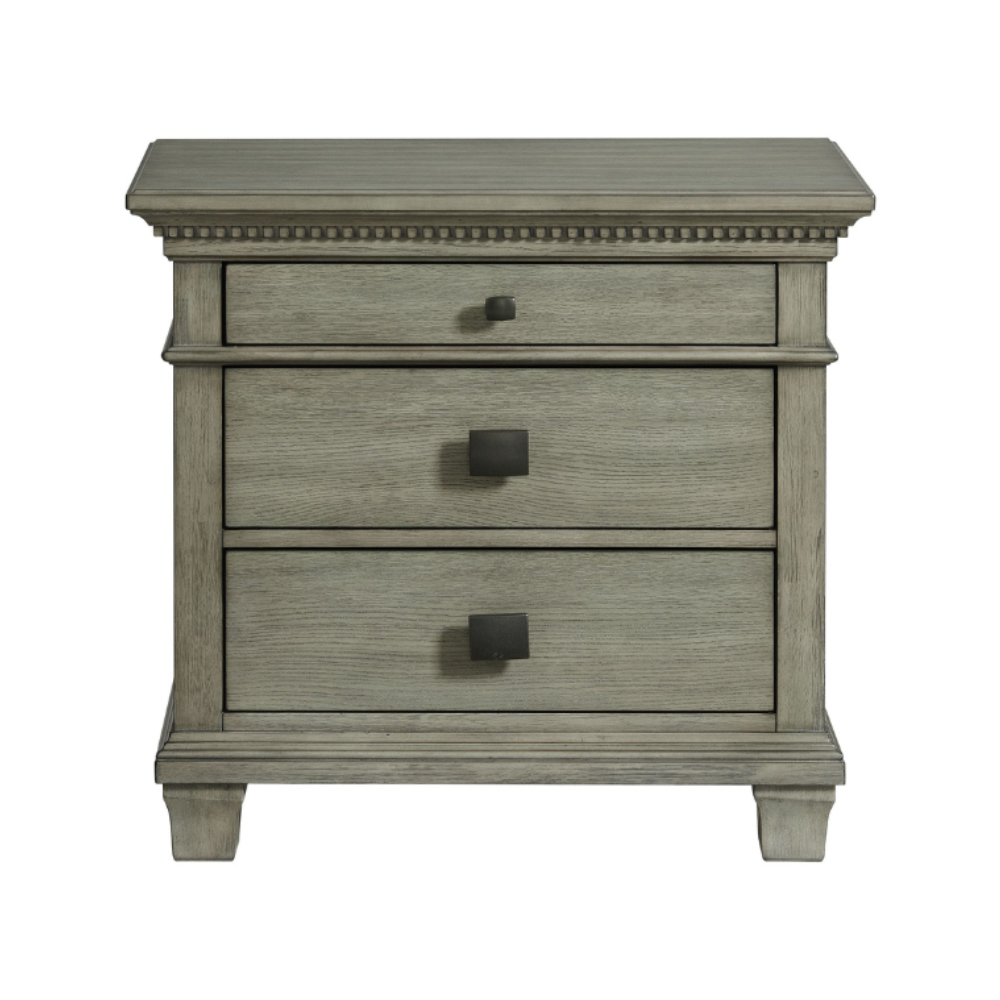 Crawford Grey Nightstand