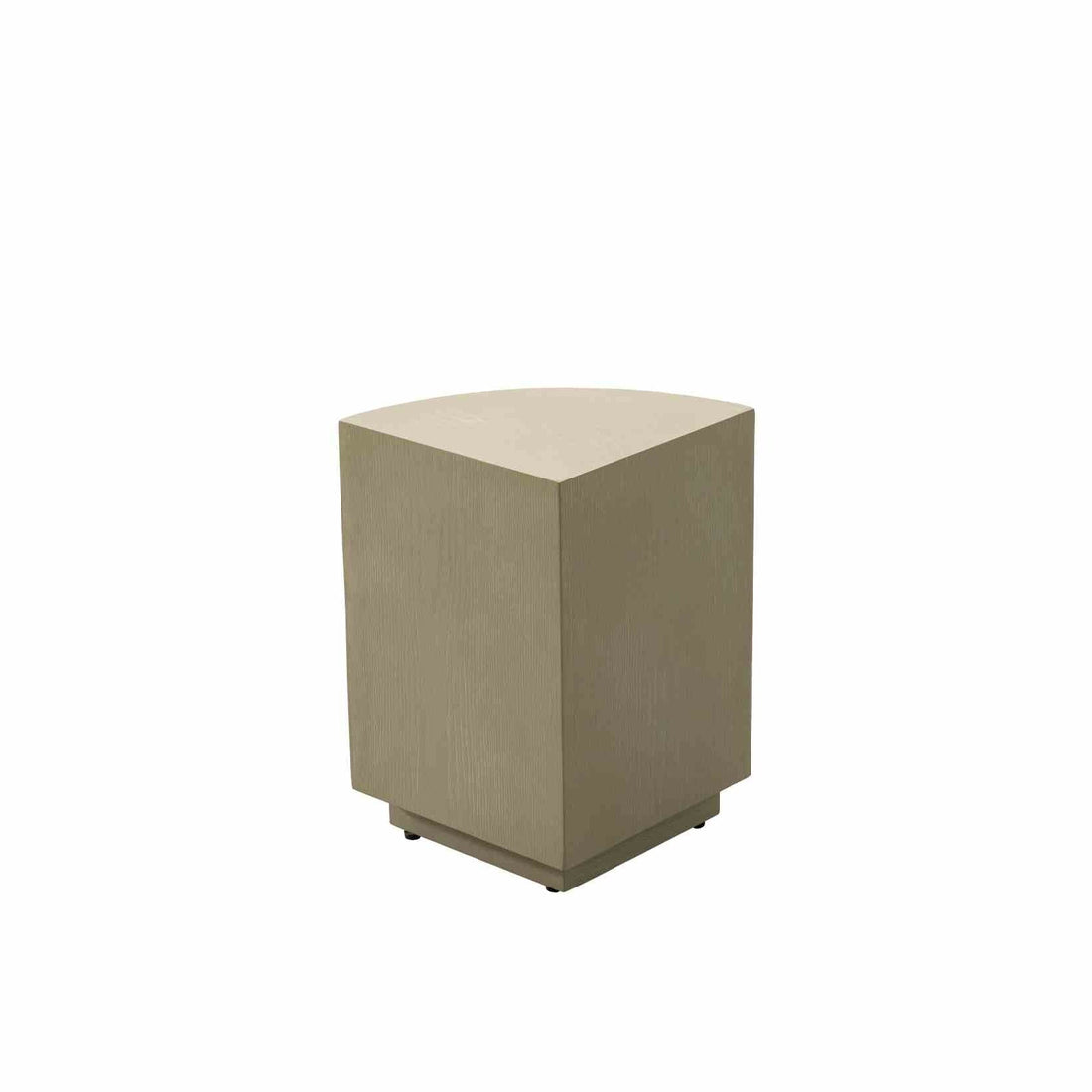 Raghad&amp;Aseel Modular Wooden 1/4 Sector Ottoman