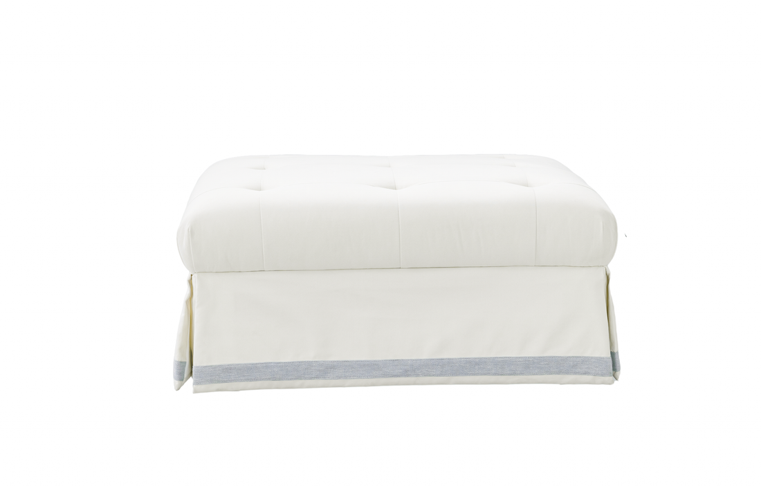 Cottage Calm by Nouf Alaboudi Ottoman