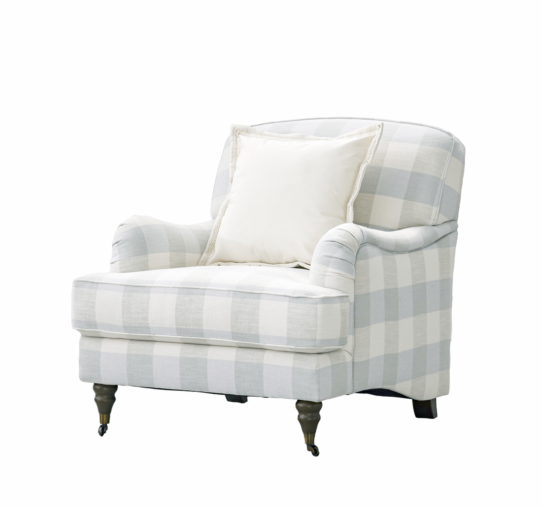 Cottage Calm by Nouf Alaboudi Cream Chair