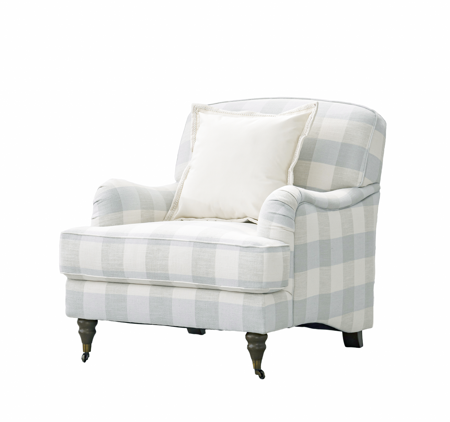 Cottage Calm by Nouf Alaboudi Cream Chair