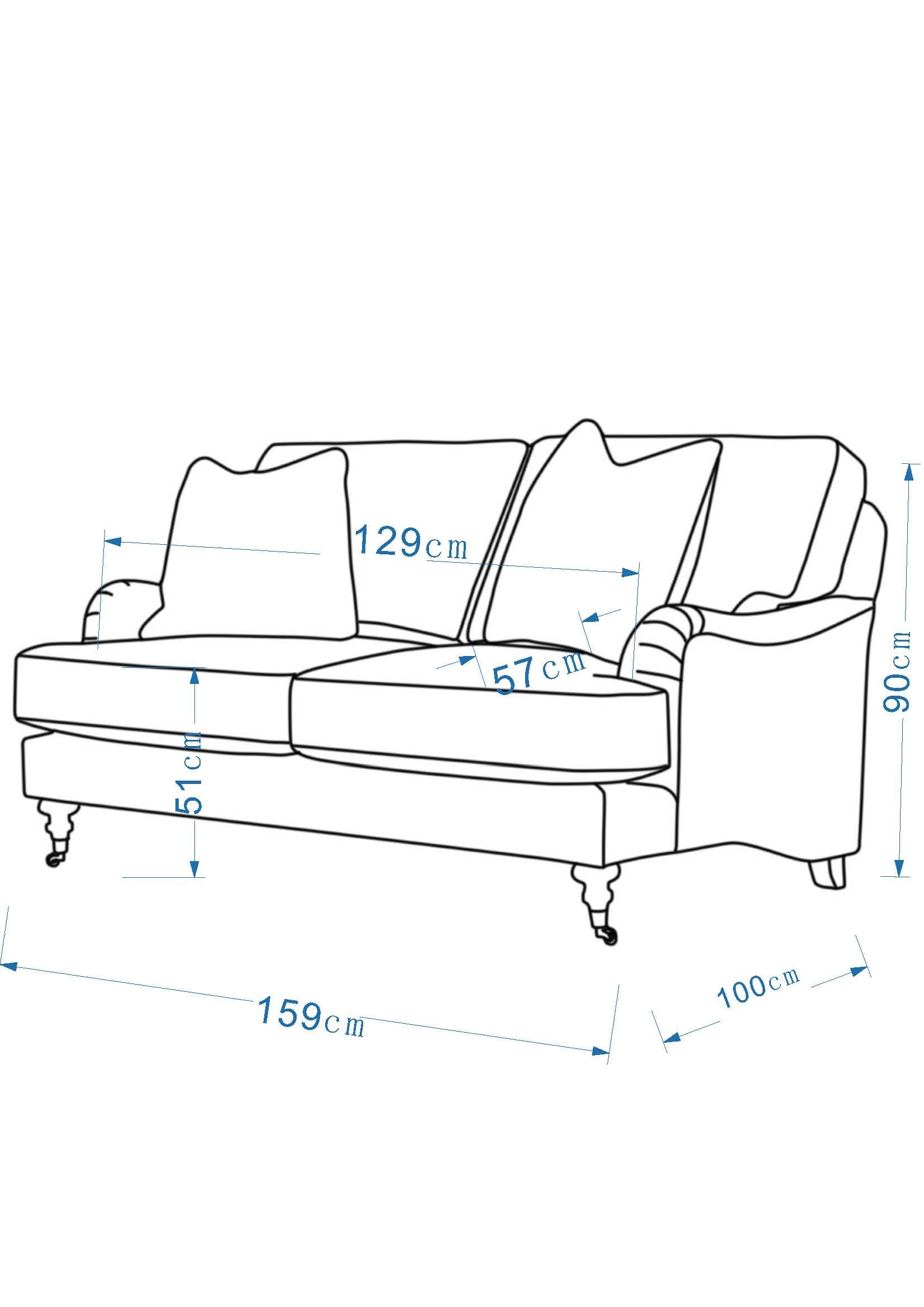 Cottage Calm by Nouf Alaboudi Loveseat