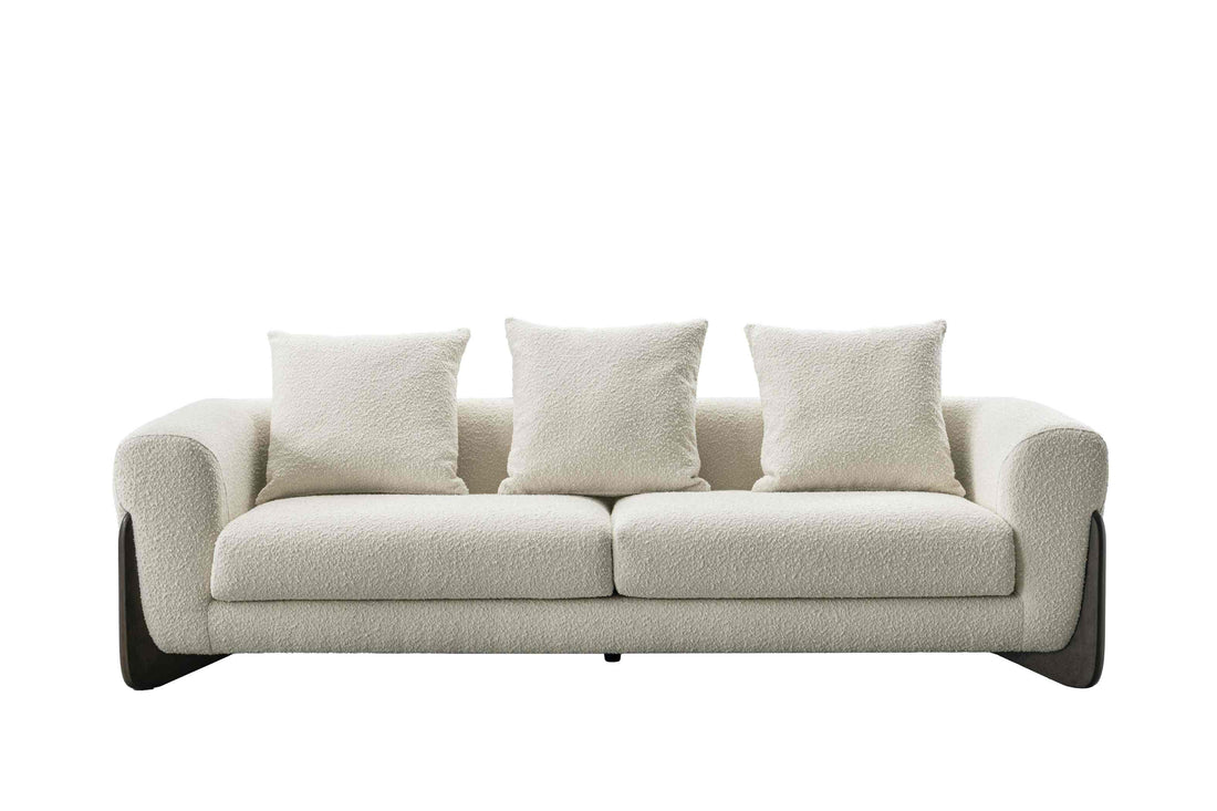 Floux White Sofa