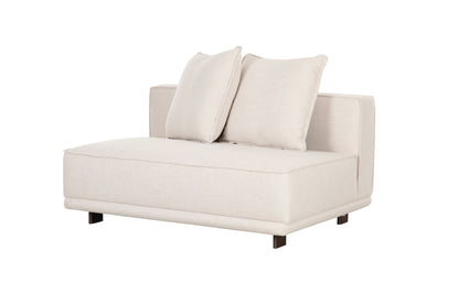 Arena White Armless Chair