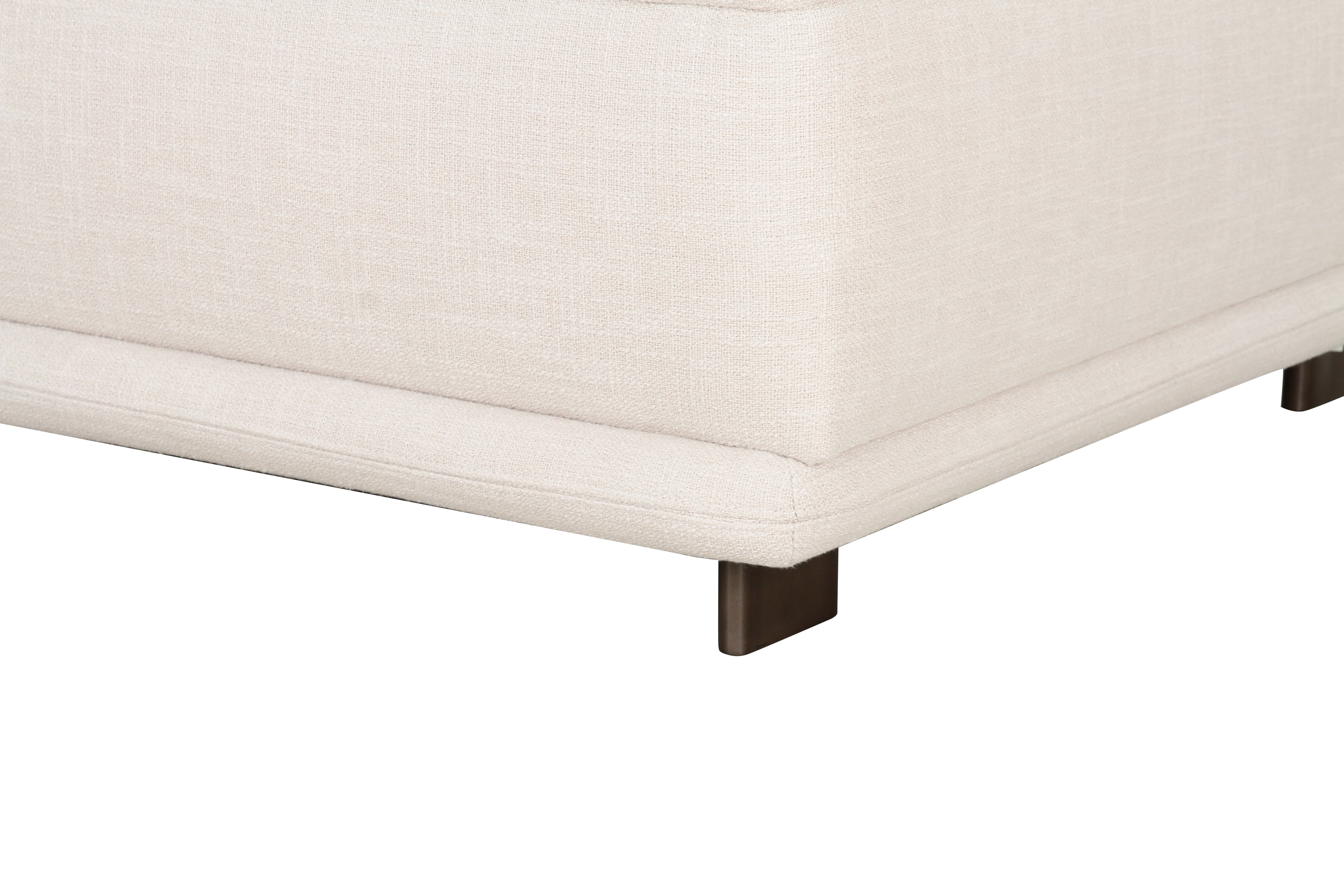 Arena White Armless Chair