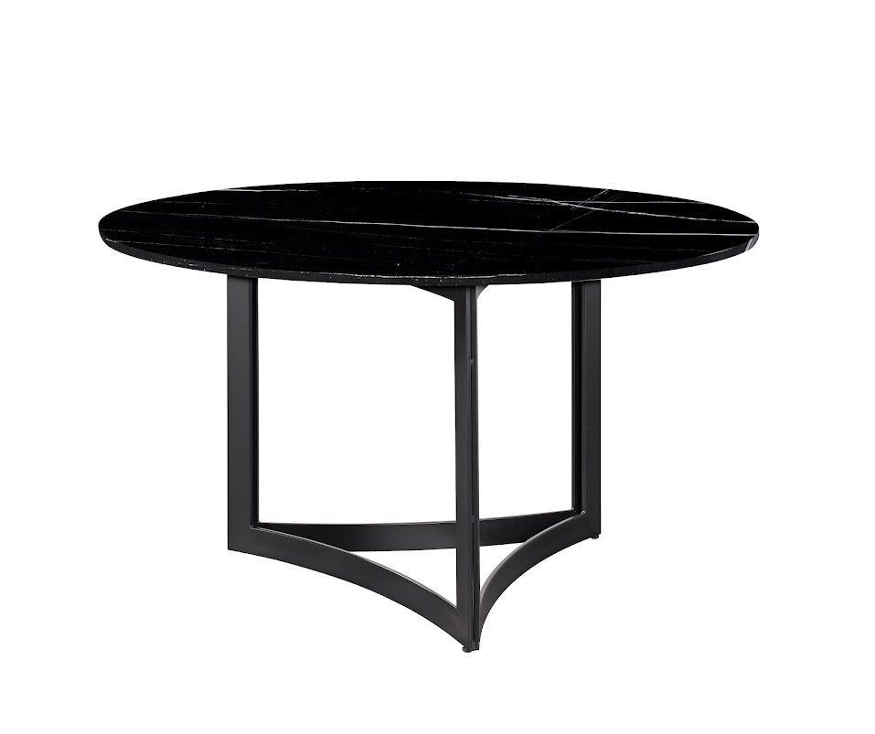 Alexa Black Marble Dining table