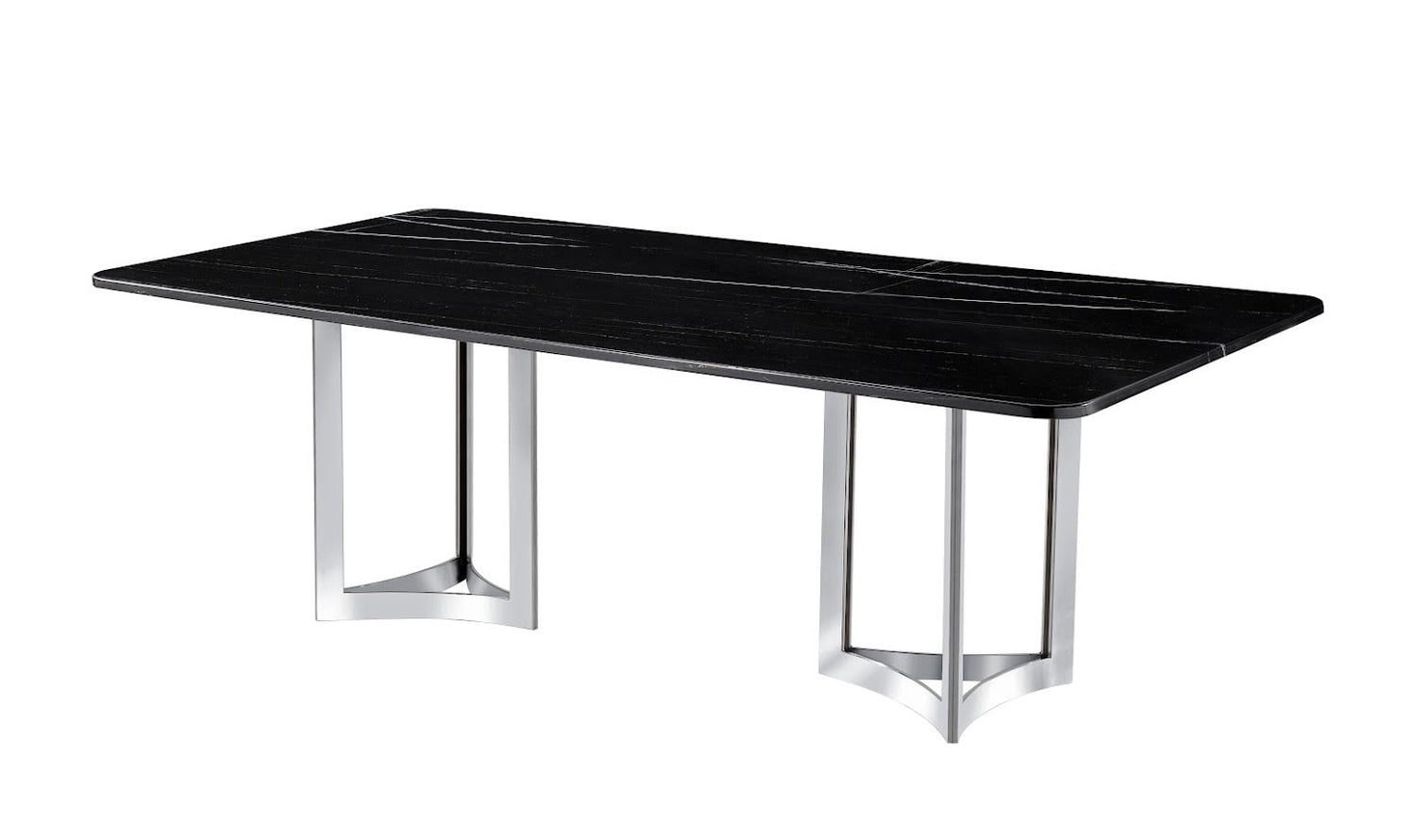 Alexa Black Marble Dining table