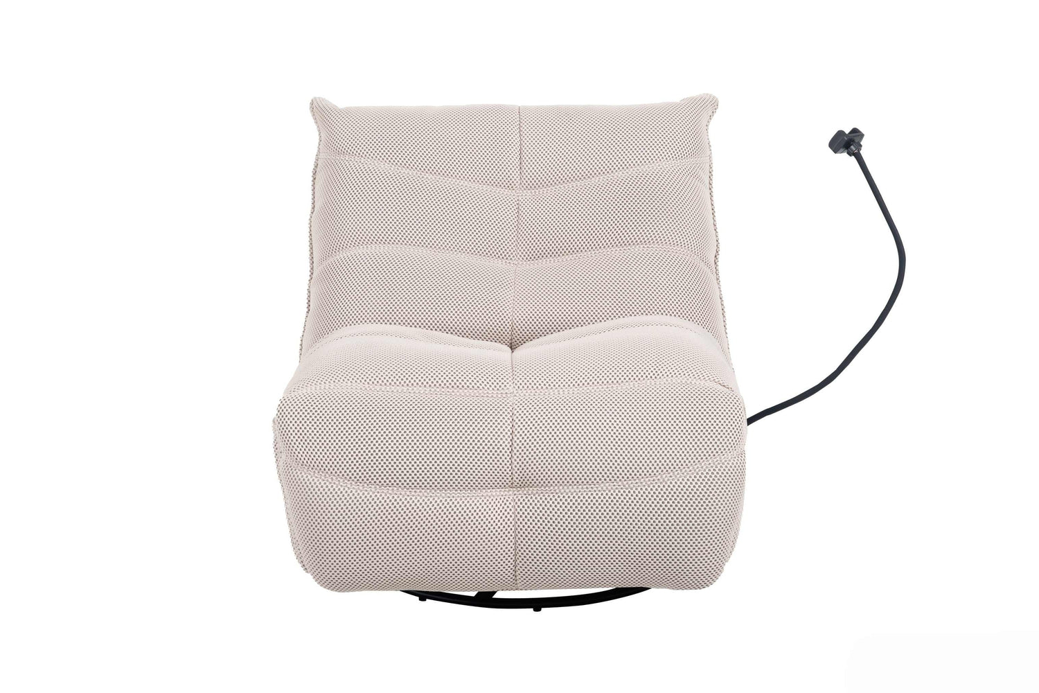 Finn Beige Swivel Power Recliner