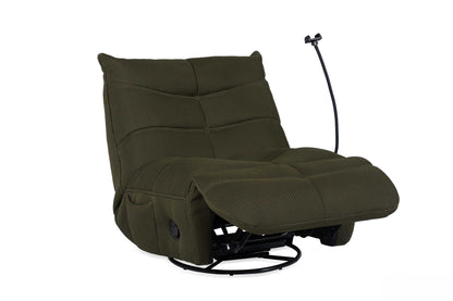 Finn Army green Swivel Power Recliner