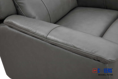 Roots Comfort Grey Manual Recliner Swivel