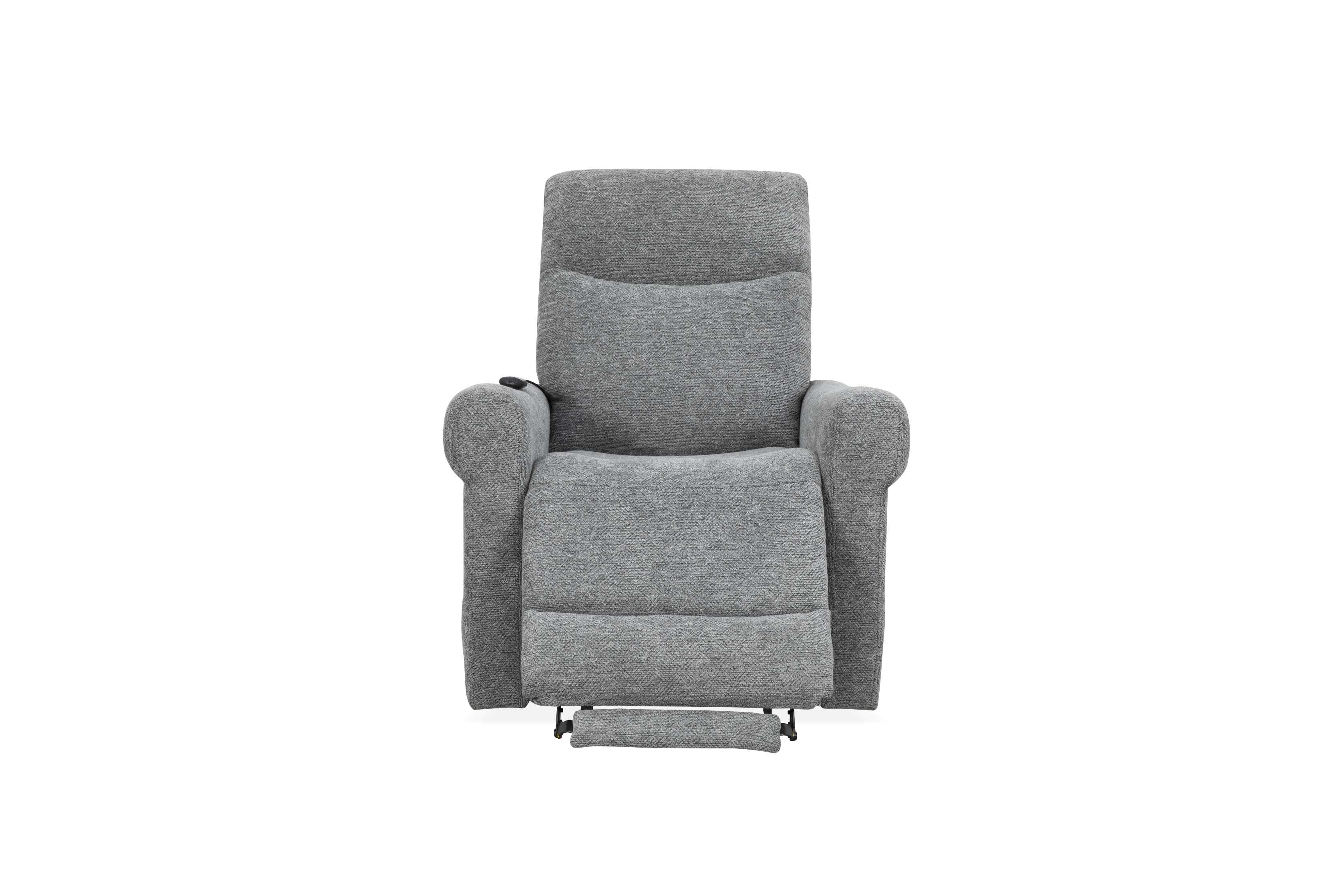 Roots Comfort Grey Manual Recliner Swivel