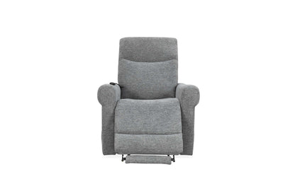 Roots Comfort Grey Manual Recliner Swivel