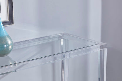 Simple Acrylic Console Table