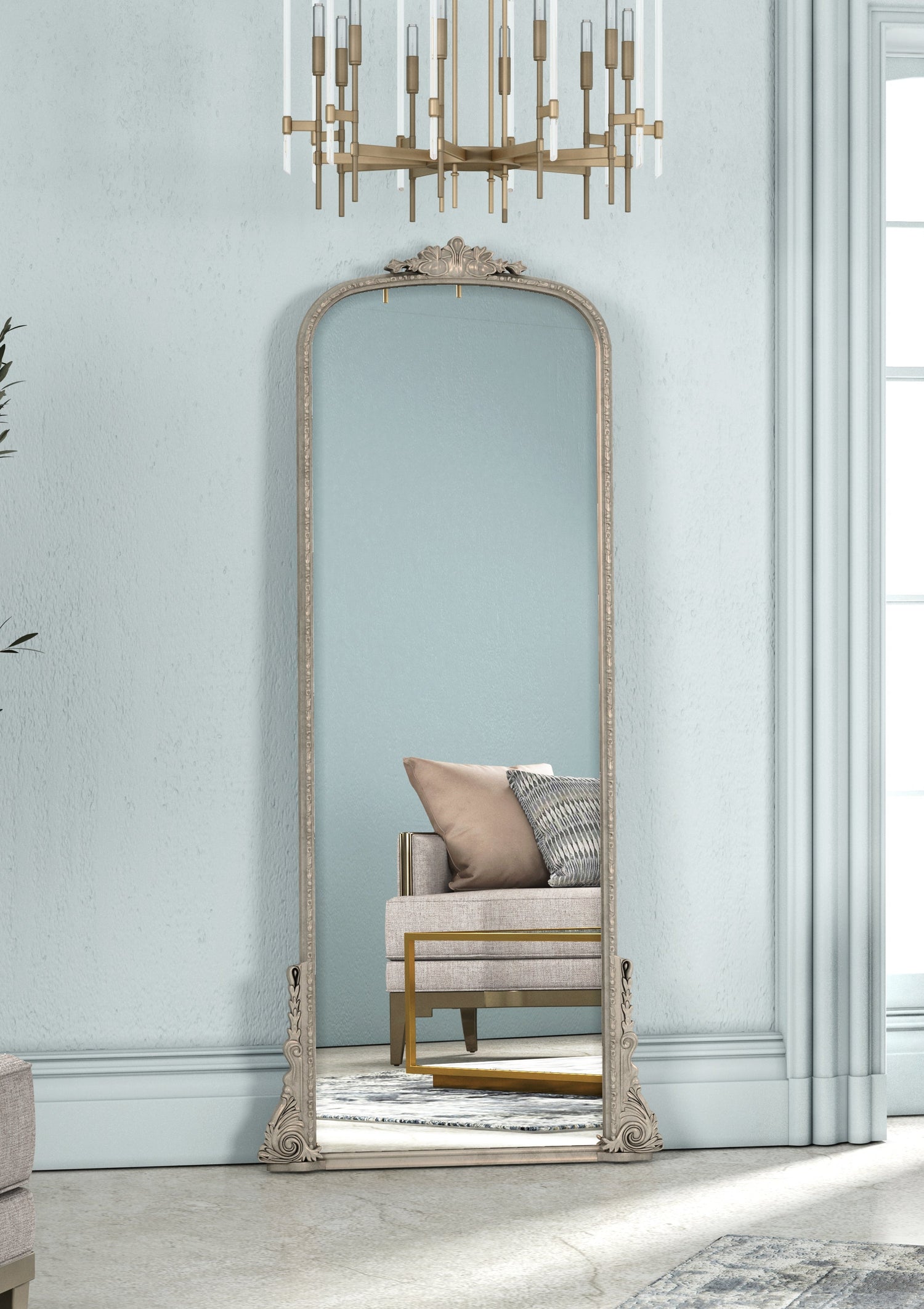Erised 56" Verdegris Mirror
