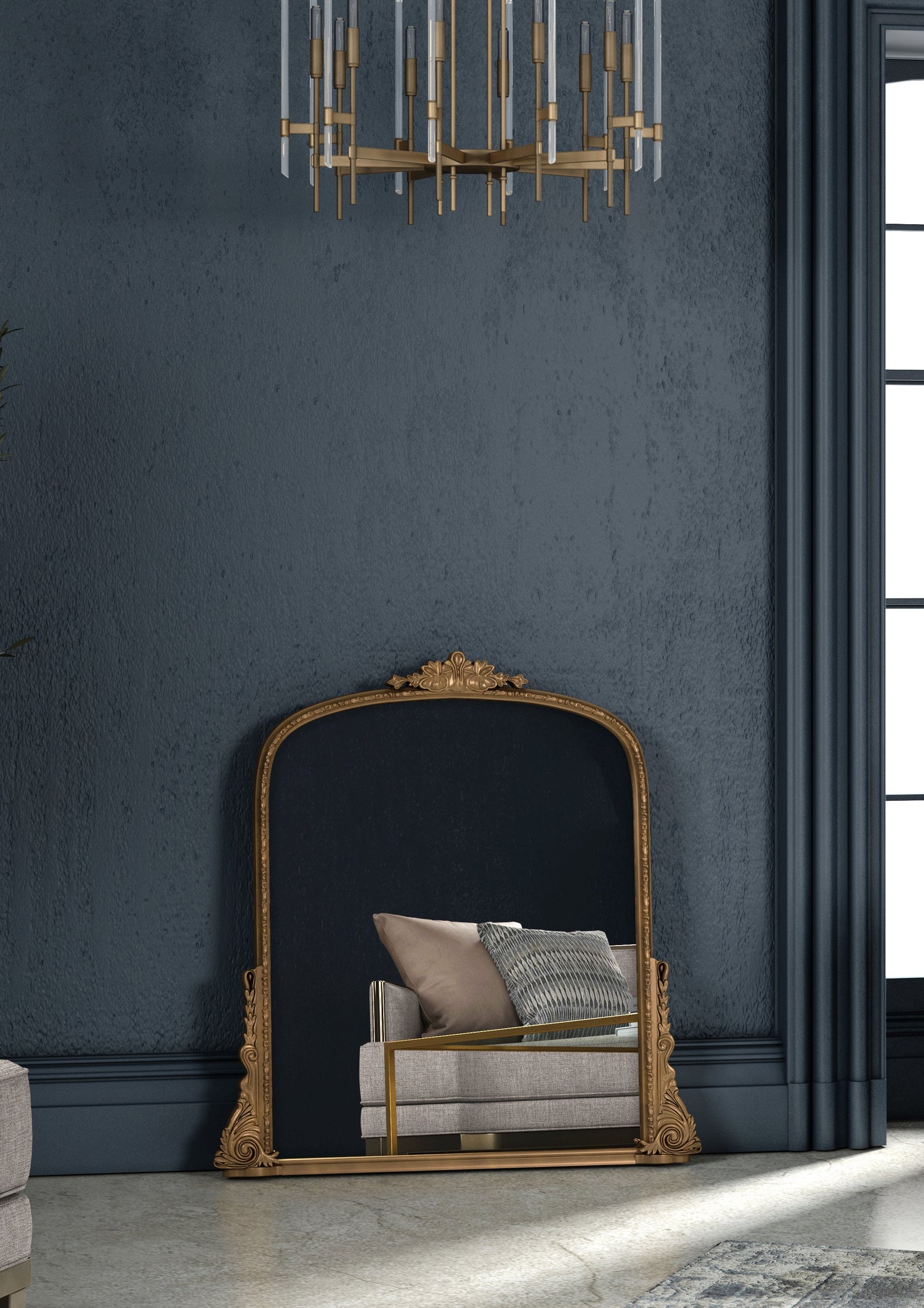 Erised 56" Verdegris Mirror