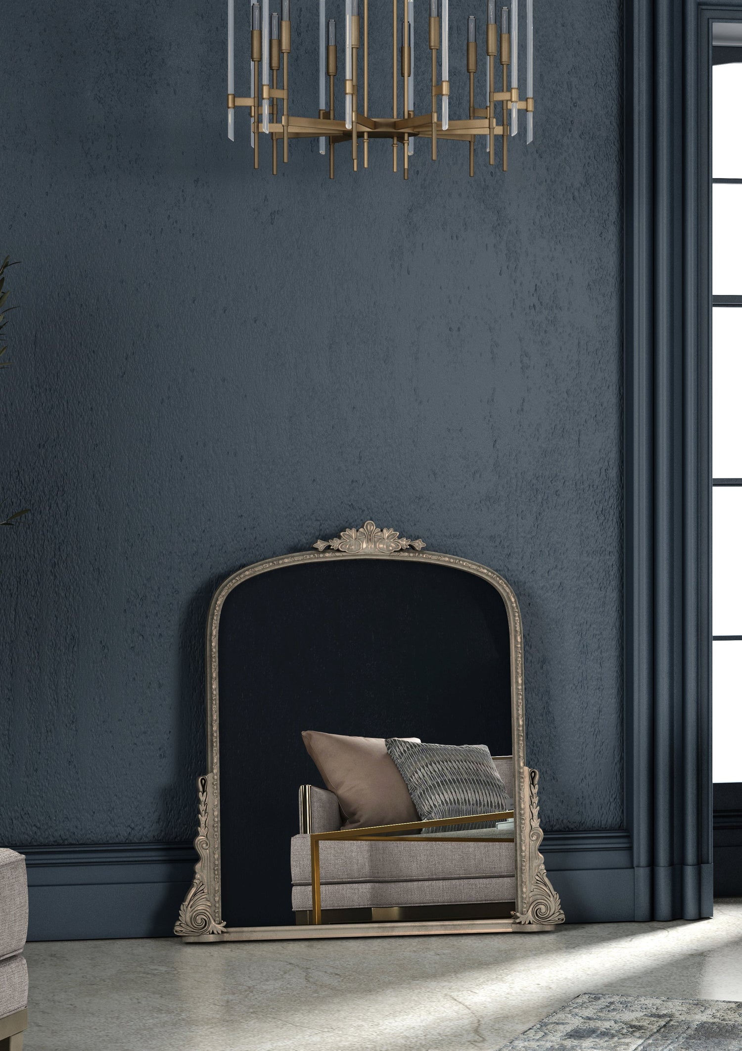 Erised 56" Verdegris Mirror