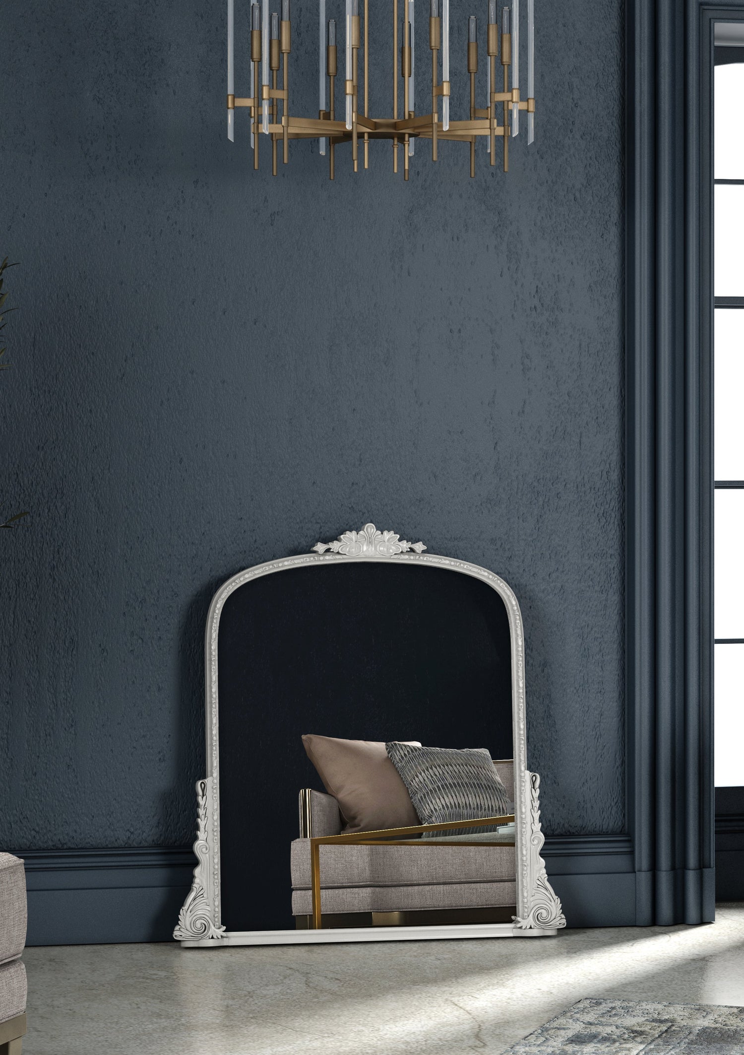 Erised 56" Verdegris Mirror