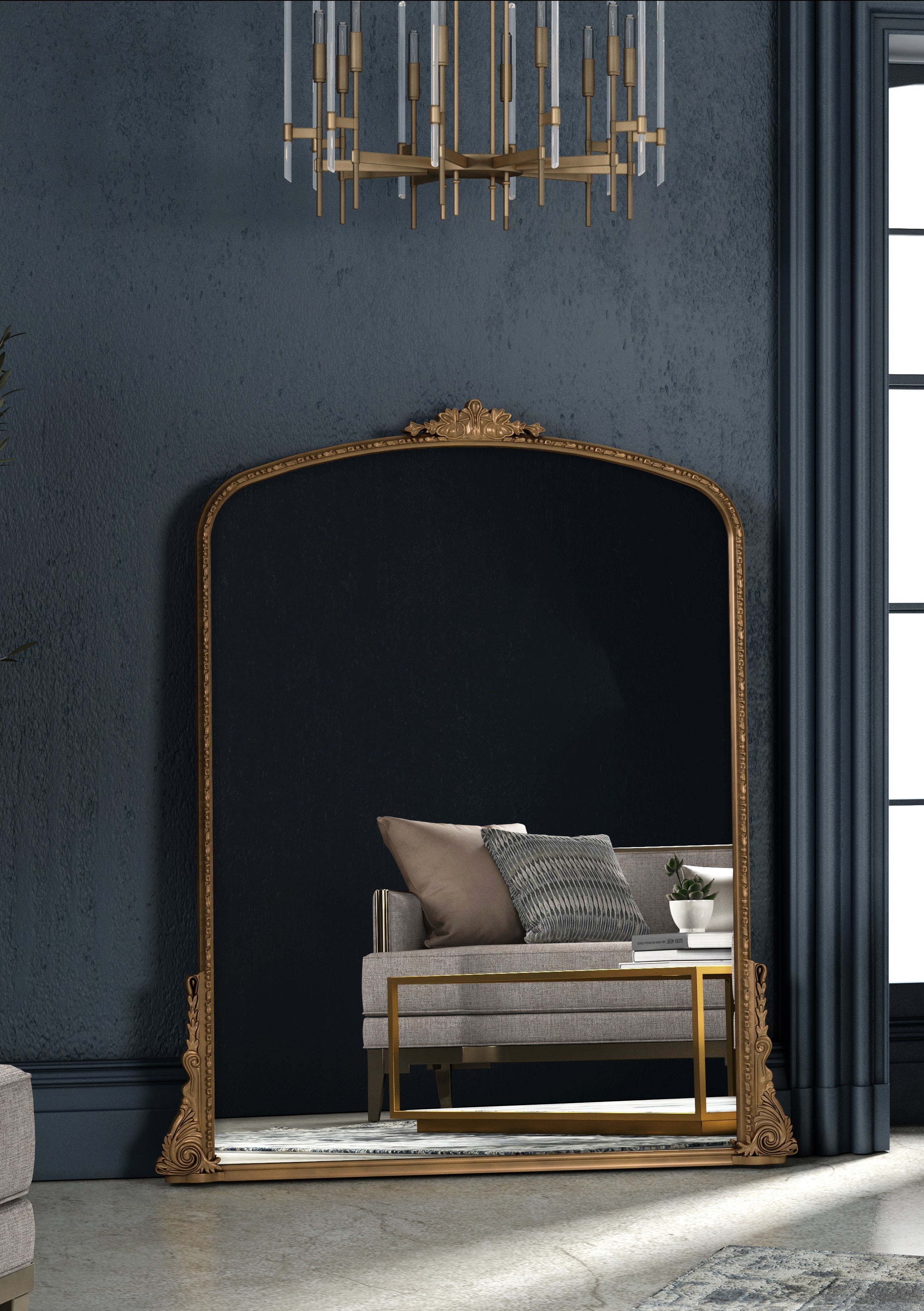 Erised 56" Verdegris Mirror