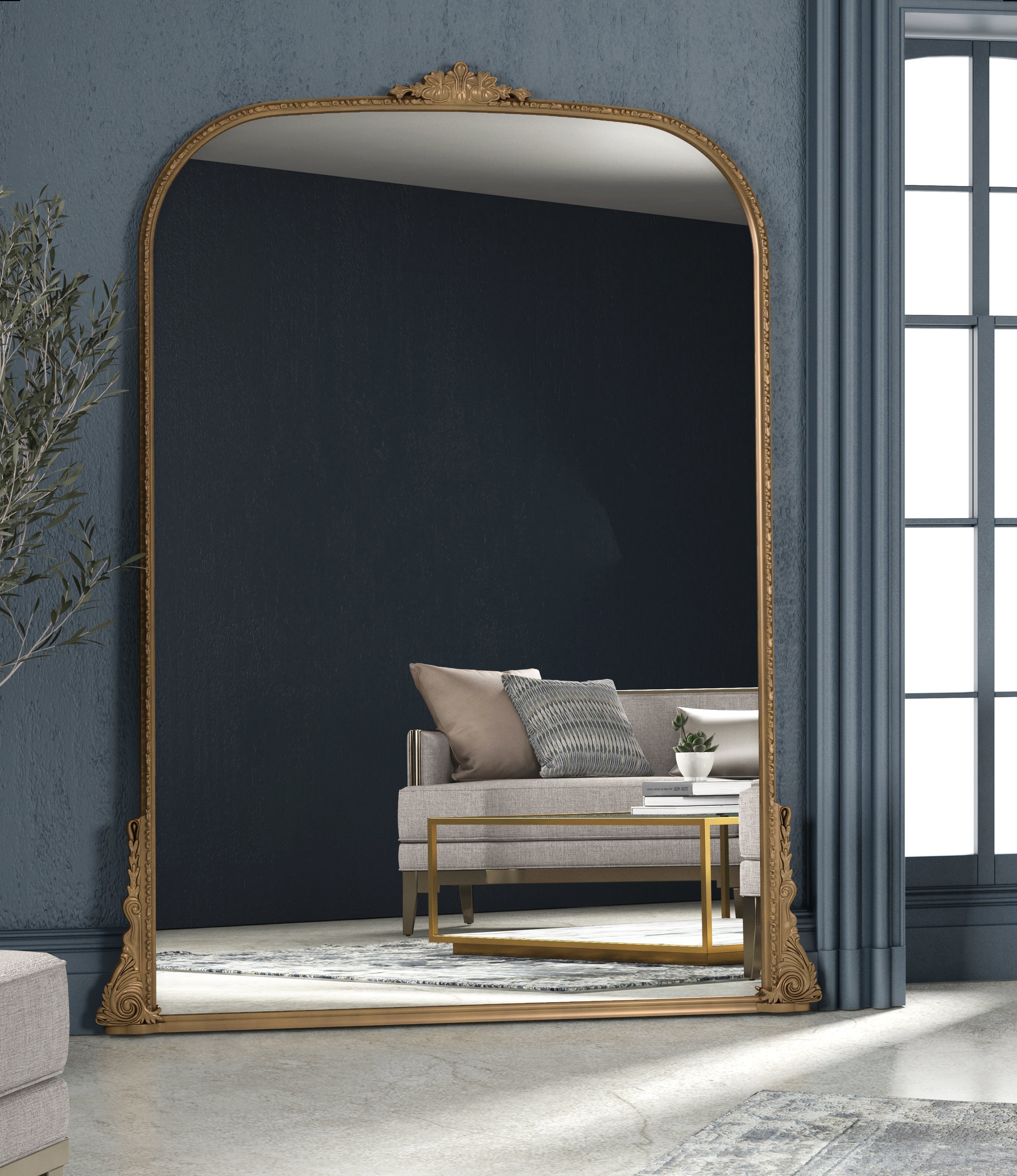 Erised 56" Verdegris Mirror