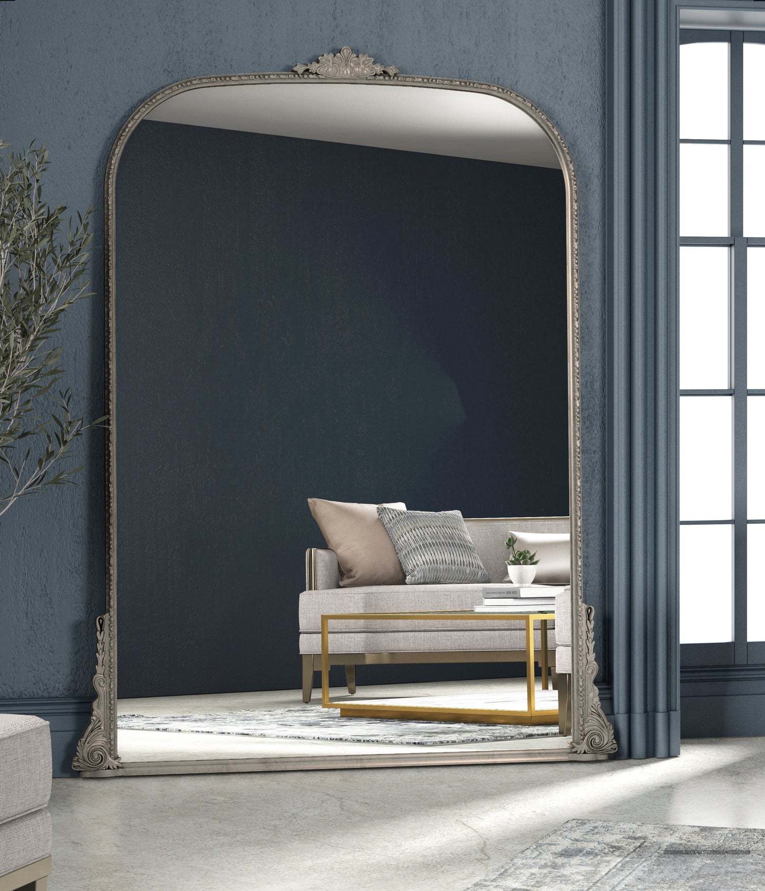 Erised 56" Verdegris Mirror