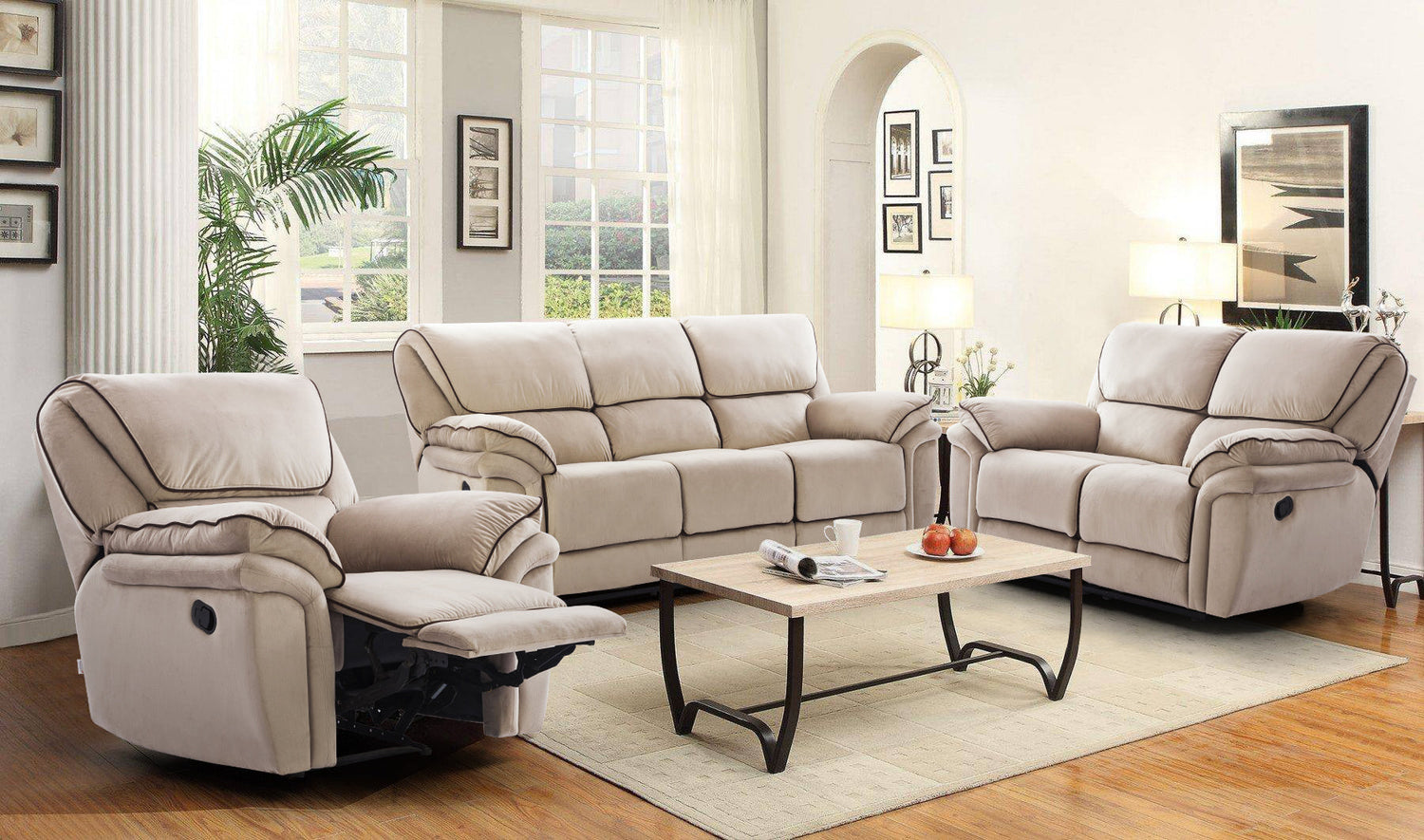 Regina 3 Seater Recliner (6639463891040)