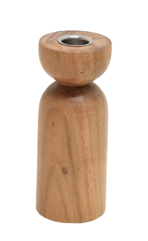 Wood Candle Holder