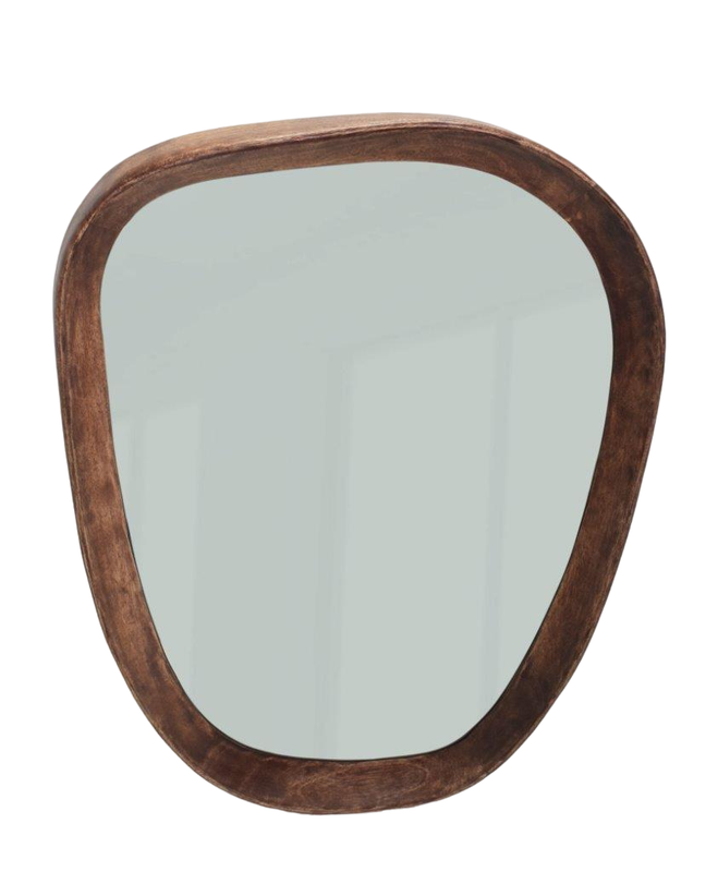 Wooden Halo Mirror