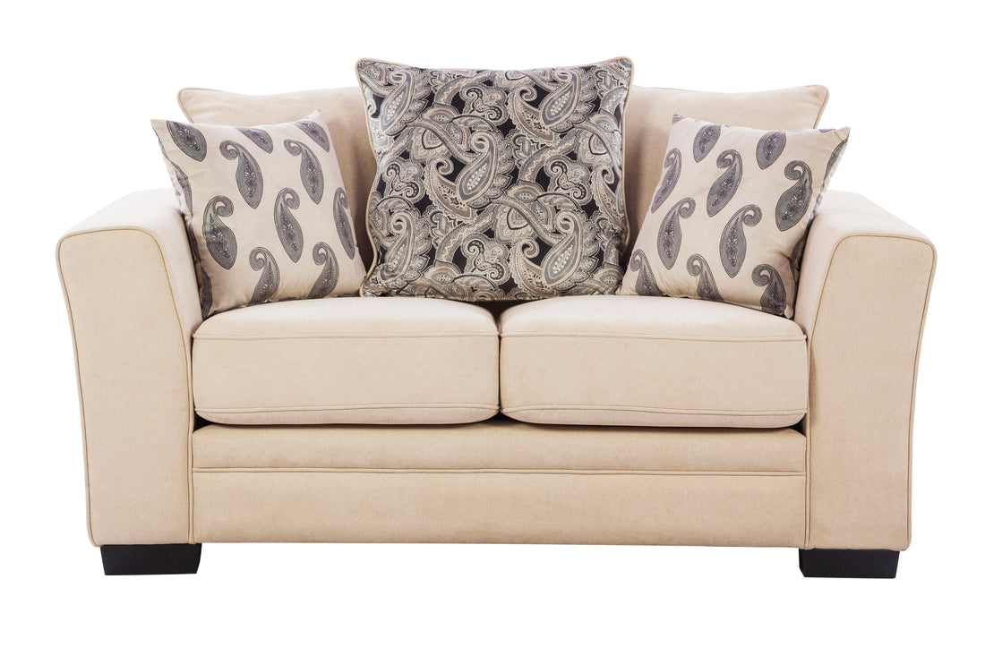 San Antonio Cream Loveseat (6639463530592)