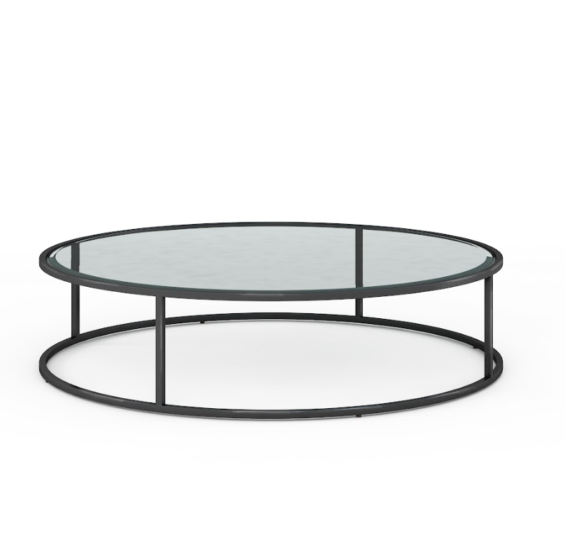 Glass ROUND COFFEE TABLE (8785176068417)