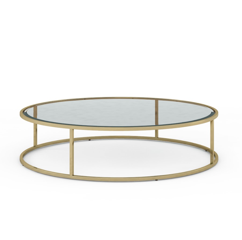 Glass ROUND COFFEE TABLE (8785176068417)